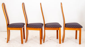 Danish Modern Upholstered Teak Dining Chairs, 4 (8920565416243)