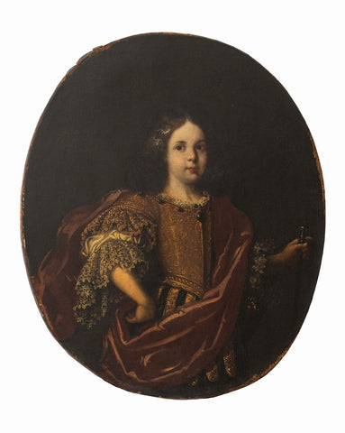 Michael Conrad Hirt Portrait of a Boy Oil, 1647