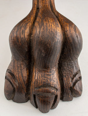 Renaissance Revival Oak Lion Bracket (8920555356467)