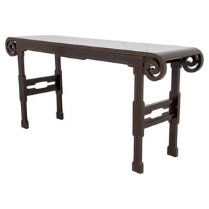 Chinese Lacquered Wood Console Table (8920557060403)