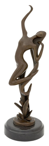 Aldo Vitaleh Standing Nude Woman Bronze
