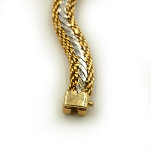 Buccellati 18kt Gold Wave Necklace (8318078648627)