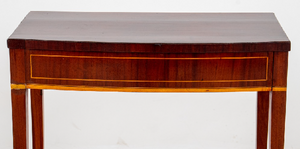 Hepplewhite Style Inlaid Mahogany Side Table (8826237944115)