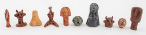 Louis Mendez Art Pottery Figural Sculptures, Set of Ten (8454148489523)