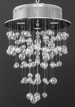 Modern Minimalist Glass Bubble Chandelier (9458399576371)