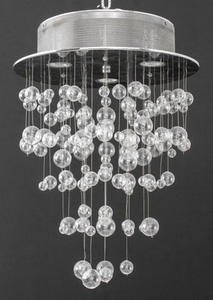 Modern Minimalist Glass Bubble Chandelier (9458399576371)