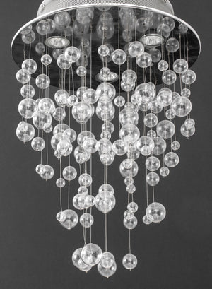 Modern Minimalist Glass Bubble Chandelier (9458399576371)