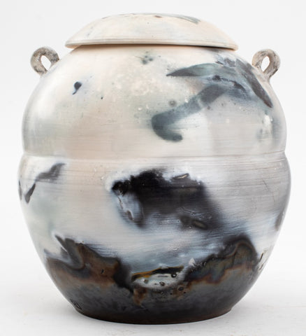 Andre Namenek Pit-Fired Ceramic Covered Vessel