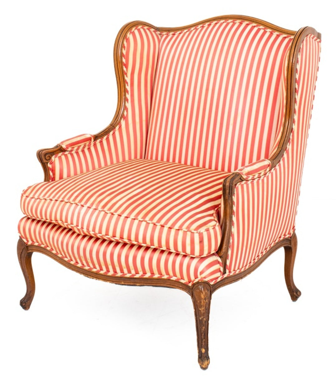 Louis XV Style Wingchair or Bergere Showplace