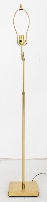 Brass Swing-Arm Floor Lamp (8830965907763)
