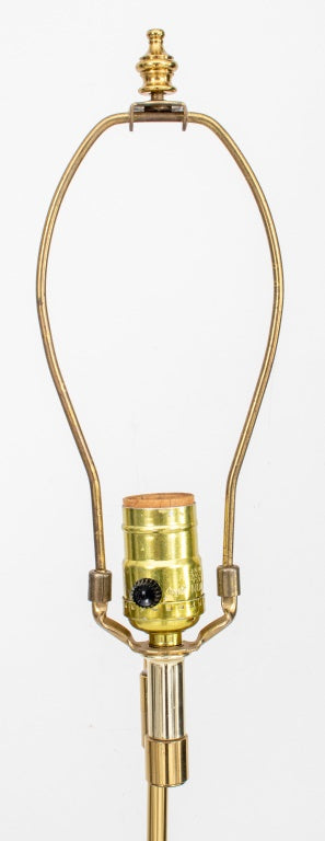 Brass Swing-Arm Floor Lamp (8830965907763)
