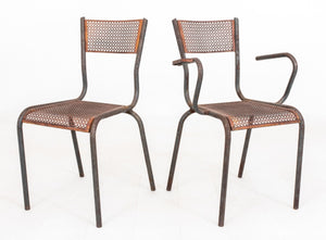 Mathieu Mategot French Modernist Side Chairs, Pair (8354690597171)