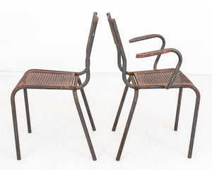 Mathieu Mategot French Modernist Side Chairs, Pair (8354690597171)