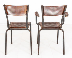 Mathieu Mategot French Modernist Side Chairs, Pair (8354690597171)