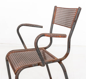 Mathieu Mategot French Modernist Side Chairs, Pair (8354690597171)