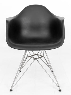 Eames for Miller Black Shell Armchair (8379226456371)