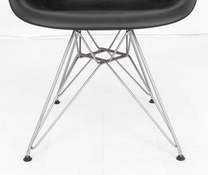 Eames for Miller Black Shell Armchair (8379226456371)