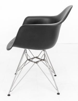 Eames for Miller Black Shell Armchair (8379226456371)