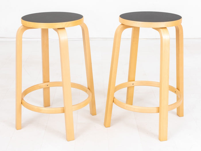 Alvar Aalto Artek Mid-Century Modern High Stools 2