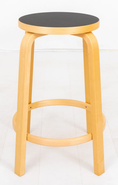 Alvar Aalto Artek Mid Century Modern High Stools 2