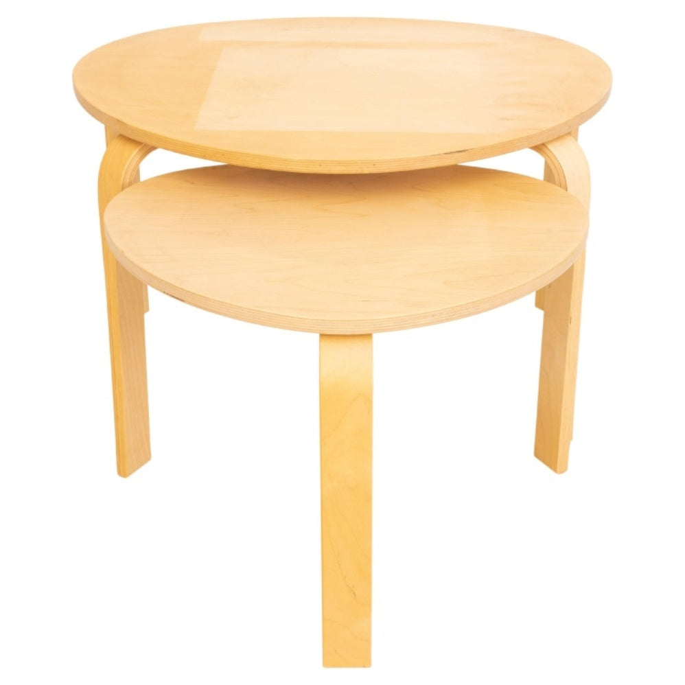 Alvar Aalto Artek Mid-Century Modern Side Tables, Pair – Showplace