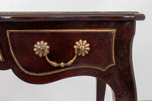 French Louis XV Style Leather Top Writing Desk (8409284182323)