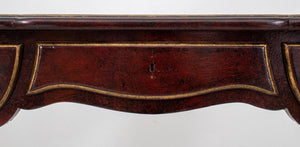 French Louis XV Style Leather Top Writing Desk (8409284182323)