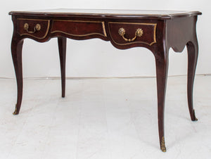 French Louis XV Style Leather Top Writing Desk (8409284182323)