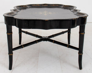 Victorian Chinoiserie Papier Mache Tray Table (8470433497395)