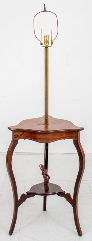 Edwardian Liberty Style Table Mounted Floor Lamp (8382873698611)
