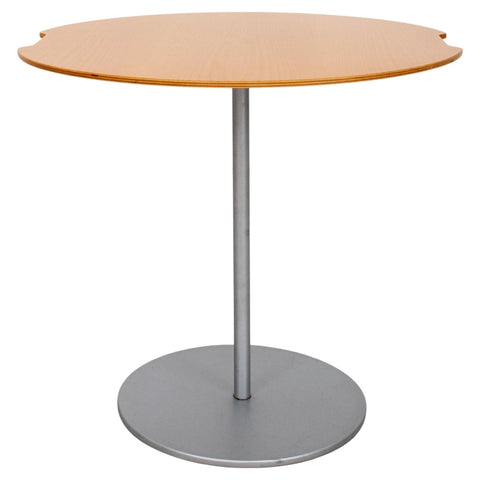 Cassina Wood And Steel Side Table, 20th C