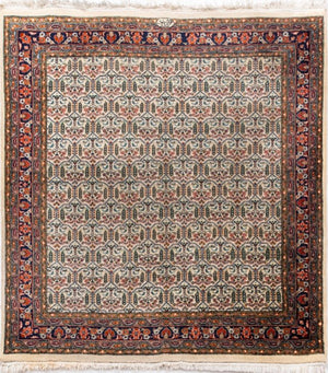 Persian Tabriz Rug 4.3' x 3.9' (8984980980019)