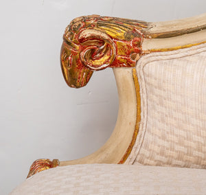Italian Empire Style Bergere or Tub Chair (8861897457971)