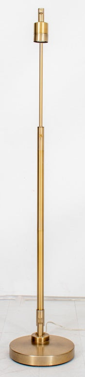 Intertek Modernist Brass Standing Floor Lamp (9398988767539)