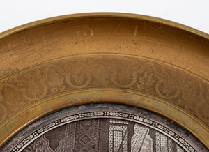 Orientalist Silvered and Gilt Bronze Tazza ca 1900 (8457043673395)