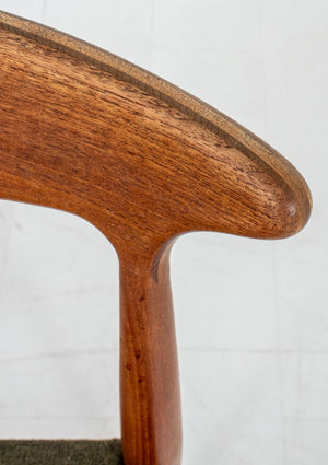 Arne Hovmand-Olsen Danish Modern Teak Side Chair (8476818342195)