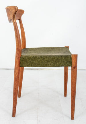 Arne Hovmand-Olsen Danish Modern Teak Side Chair (8476818342195)