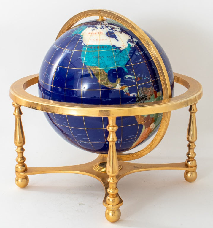 Antique Brass Globe, Premium Materials