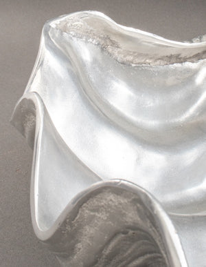 Large Silvered Clam Shell (8507377778995)