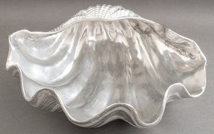 Large Silvered Clam Shell (8507377778995)