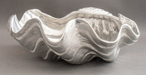 Large Silvered Clam Shell (8507377778995)