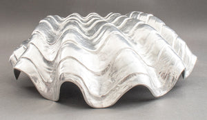 Large Silvered Clam Shell (8507377778995)