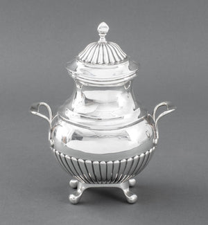 Portuguese Silver Three Piece Tea Set, ca. 1911 (8788019740979)