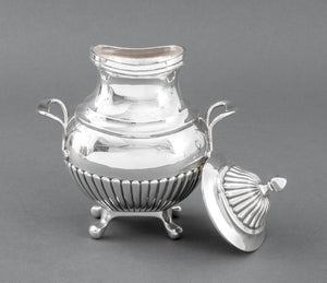Portuguese Silver Three Piece Tea Set, ca. 1911 (8788019740979)