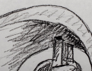 Seymour Lipton Sculpture Study Sketch, 1978 (8932201103667)