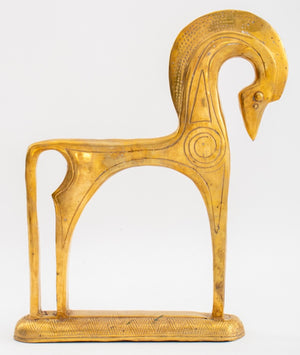 Frederick Weinberg Attributed Brass Horse Sculpture (8907530174771)