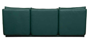 Modern Leather Sleeper Sectional Sofa (9187529392435)