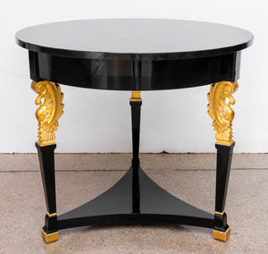 Neoclassical Style Marble Topped Gueridon Table (8955423260979)