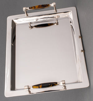 Vintage Ralph Lauren Silver Plate Tray (8901288657203)