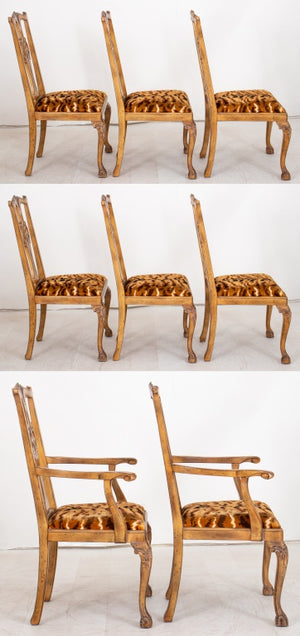 Chippendale Style Dining Chairs, 8 (8906371760435)